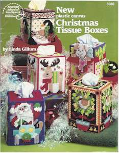 New Plastic Canvas Christmas Tissue Boxes
