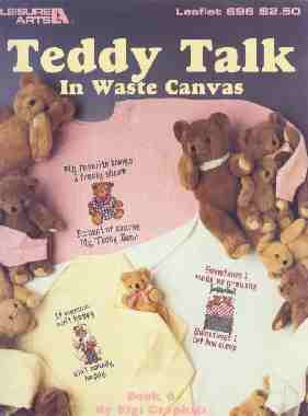 Teddy Talk in Waste Canvas