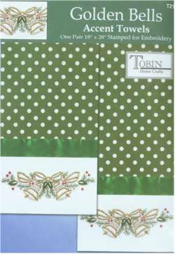 Golden Bells Accent Towels