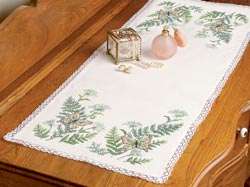 Butterflies And Fern Dresser Scarf