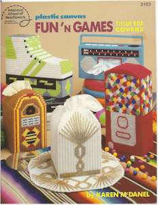 Fun' n Games Tissue Box Covers