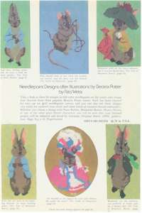 Needlepoint Designs After Illustrations by Beatrix Potter