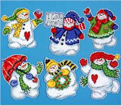 I Love Snow Ornaments