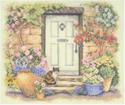 Garden Door Kitty