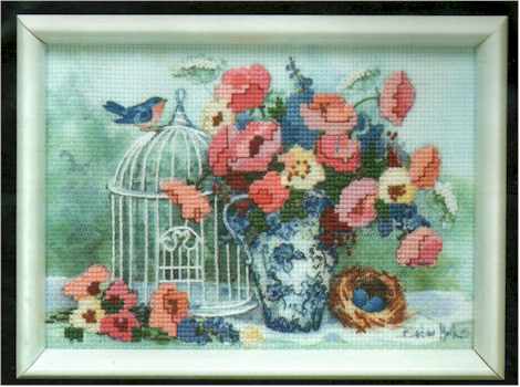 Birdcage Floral - Click Image to Close