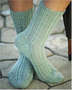 Raindrop Lace Socks