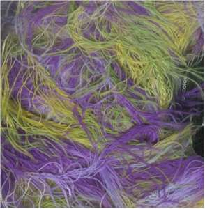 NY Yarns Feather #5 Purple Print