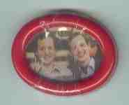 Tiny Oval Red Frame