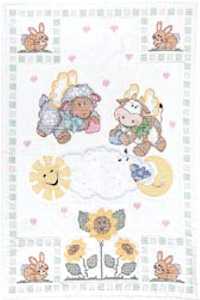 Crib Quilt Top Heavenly Cratures