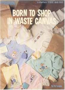 Born to Shop In Waste Canvas