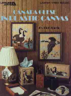 Canada Geese in plastic canvas