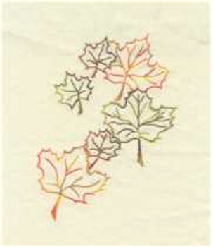 Maple Leaf Crewel Kit