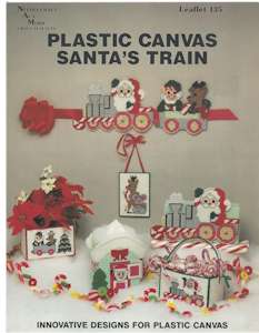 Plastic Canvas Santa's Train