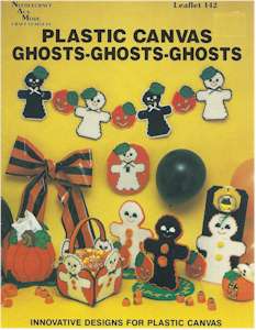 Plastic Canvas Ghosts-Ghosts-Ghosts