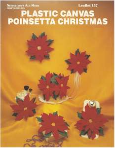 Plastic Canvas Poinsetta Christmas
