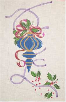 Ornaments Handpainted Stocking - Click Image to Close