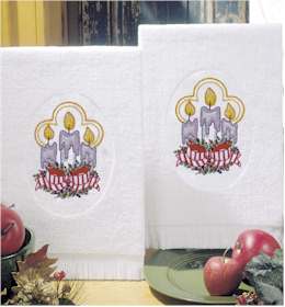 Candles Terry Accent Towels