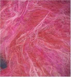 NY Yarns Fluff - Pink Print #84