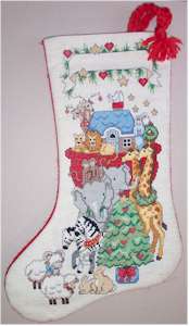 Noah's Ark Christmas Stocking Model
