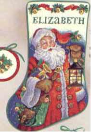 Sleigh Bell Santa Stocking