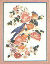 Bluebird Floral - Click Image to Close