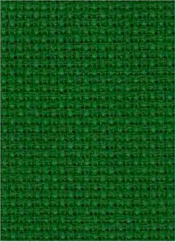 18ct Christmas Green Aida - Click Image to Close