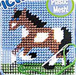 Beginners Needlepoint Kit Horse - Click Image to Close