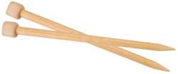 Clover Premium Wood Knitting Needles Size 17 - Click Image to Close