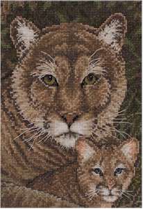 Heirloom Collection Cougar Family - Click Image to Close