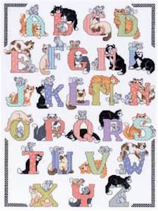 Cat Alphabet - Click Image to Close