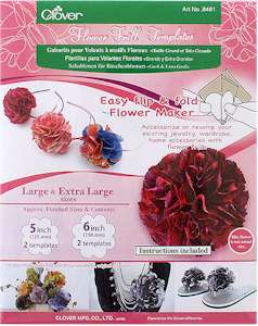 Clover Flower Frill Templates Large and Extra Large - Click Image to Close