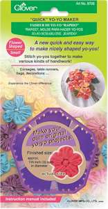 Clover Quick Yo-Yo Maker Flower Shaped Small