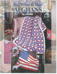 Red, White & Blue Afghans To Crochet - Click Image to Close