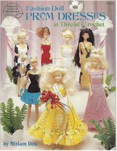 Fashion Doll Prom Dresses in Thread Crochet - Click Image to Close