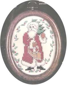 Santa With Tree - Click Image to Close