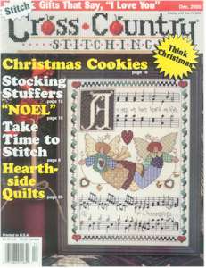 2000 December Issue Cross Country Stitching - Click Image to Close