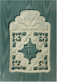 Cathedral Cross Suncatcher - Click Image to Close