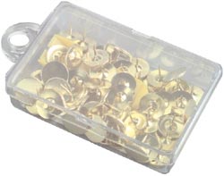 Clover Brass Thumb Tacks - Click Image to Close