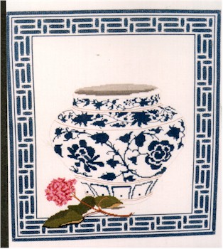 Vase with Hydrangea - Click Image to Close