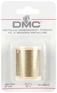 DMC Lt GoldMetallic Thread - Click Image to Close
