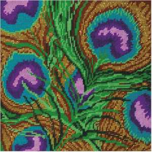 Peacock Needlepoint - Click Image to Close