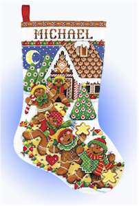 Gingerbread Stocking - Click Image to Close