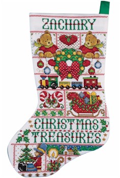 Christmas Treasures Stocking - Click Image to Close