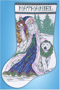 Santa & Polar Bear Stocking