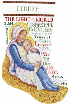 Mother and Child Stocking - Click Image to Close