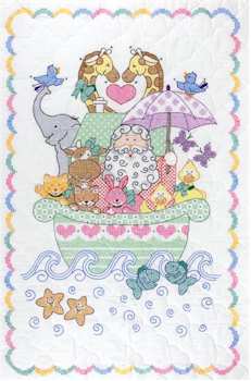 Noah's Ark Quilt Top - Click Image to Close