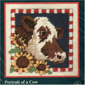 Portrait of a Cow - Click Image to Close