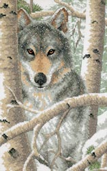 Wintry Wolf - Click Image to Close