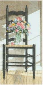 Chair With Flowers - Click Image to Close