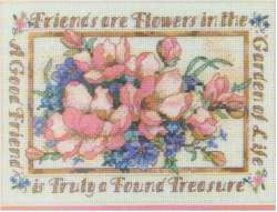 Floral Friendship Verse - Click Image to Close